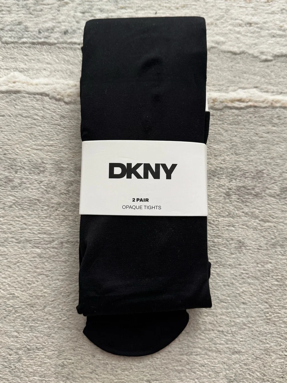💕 🆕 DKNY pack of 2 black 100 denier opaque tights